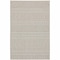 Homeroots 5 x 7 ft. Gray & Ivory Geometric Indoor & Outdoor Area Rug 389539 - alternate 1
